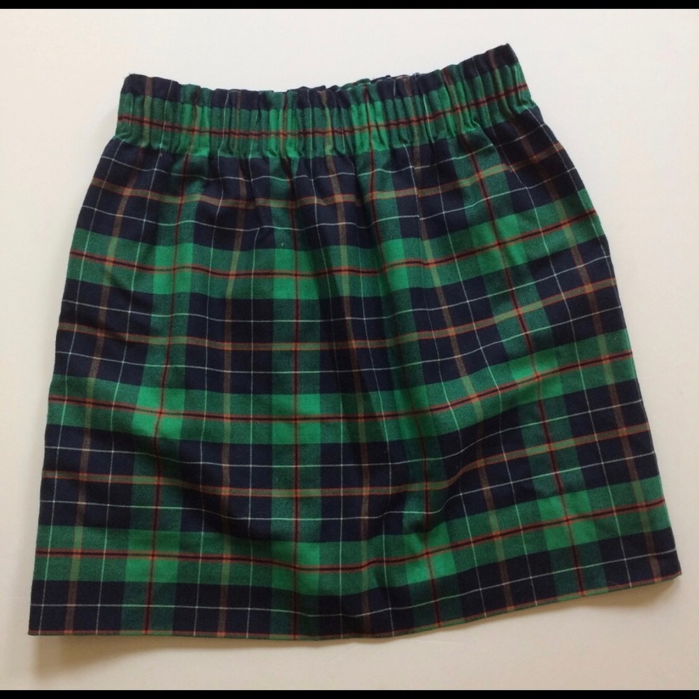 J. Crew Factory Pleated Wool Skirt